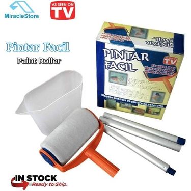 ETT 562741421024 Pintar Facil Pratik Damlatmayan Boya Rulosu Ve Fırçası