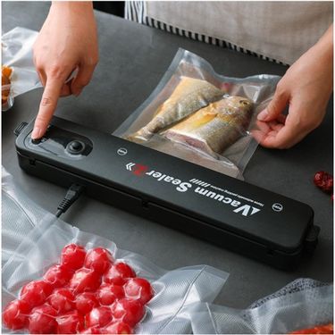 ETT 562741421045 Vacuum Sealer Gıda Vakum Ve Mühürleme Makinesi (10 Plastik Poşet Hediyeli)