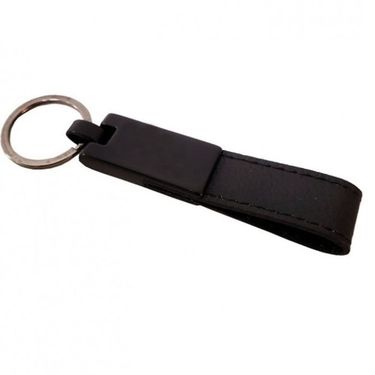 ETT 562741422606 Deri Metal Siyah Anahtarlık