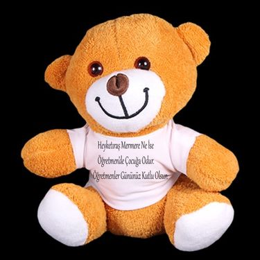ETT 562741422725 Öğretmenler Günü Hediyesi Peluş Ayıcık
