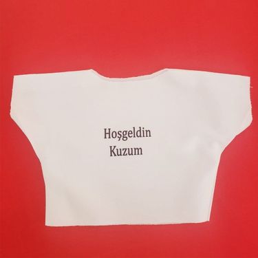 ETT 562741422847 Hoşgeldin Kuzum Yazılı Oyuncak Tişörtü