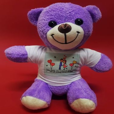 ETT 562741423119 Mutlu Aşıklar Temalı Peluş Ayıcık