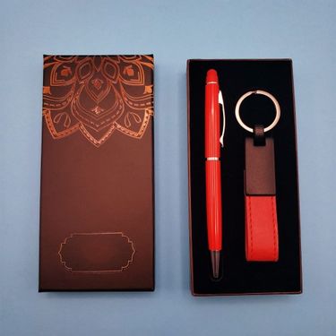 ETT 562741423310 Kırmızı Anahtarlık Ve Kalem