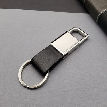 ETT 562741423676 Siyah Gümüş Metal Anahtarlık