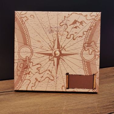 ETT 562741423751 Pusula Tasarım Deri Defter Ve Dokunmatik Kalem