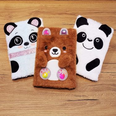 ETT 562741423787 Panda Tasarımlı Peluş Defter