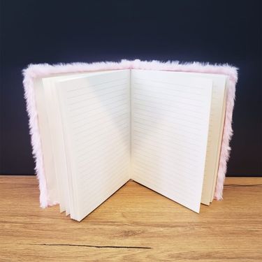 ETT 562741423791 Ayıcık Motifli Peluş Kapaklı Defter