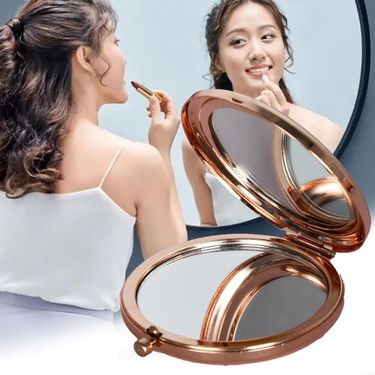 ETT 562741425834 Promosyon Cep Aynası (Rose Renk)