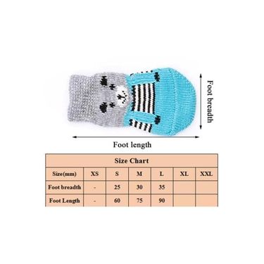 ETT 56274967282 Kedi Köpek Kaydırmaz Örme Çorap