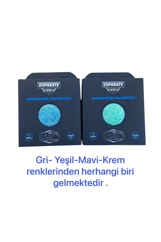 EUPHRATE krlm123 Ultra Emici Mikrofiber Araç Kurulama Ve Cam Bezi Çift Taraflı Ürün Kodu E30-7555-750