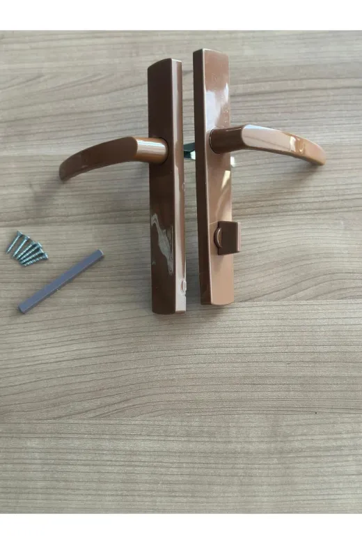 EVA PLAST KAPIKOLU-BALKON-AMEŞE-1ADET Pvc Pimapen Plastik Kapı Kolu Balkon Kahverengi(Altinmeşe) 1 Adet/bay Her Telden/ Bay Her Telden