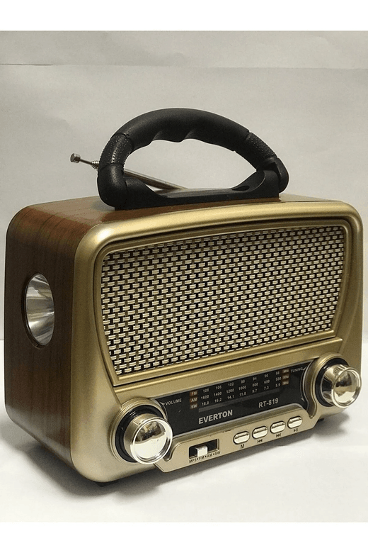 Everton Rt-819 Güneş Enerjili Nostaljik Fm,aux,usb Müzik Çalar Rt 819