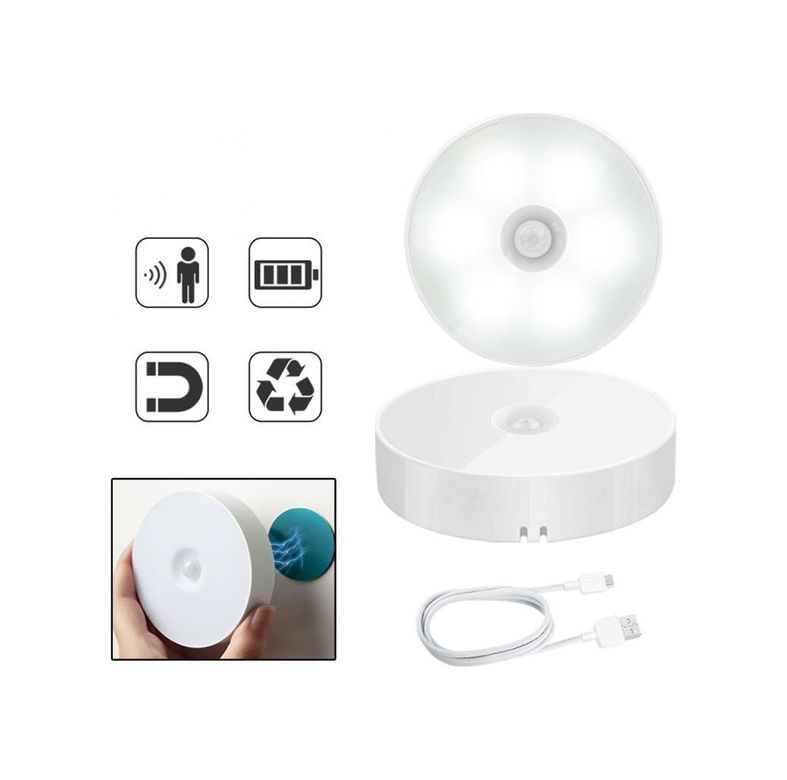 evimdeyokyok TrLat0RT005K-281-BLNCC Hareket Sensörlü Usb Şarjlı Led Işık Lamba Çok Renkli
