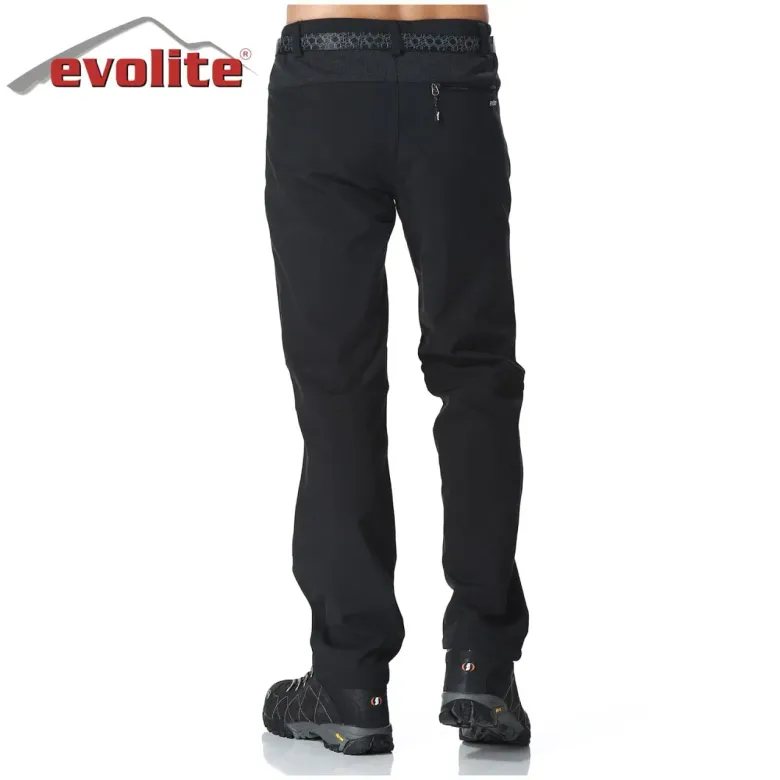 Evolite Erkek Blackhole Softshell Pantolon/Rüzgar Geçirmez