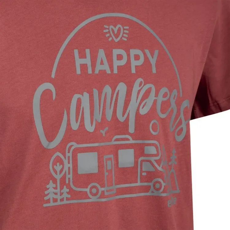Evolite Happy Campers T-shirt / Rahat Pamuklu Outdoor Tişört