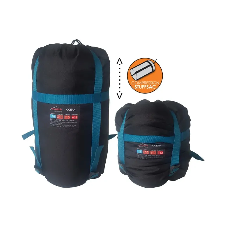 Evolite Ocean Pro -18°C Uyku Tulumu / Ekstrem Soğuk Koruması - Fermuar Yönü: Sağ