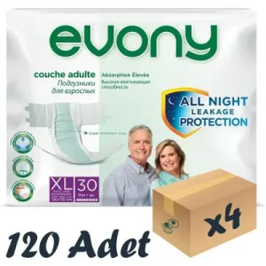 EVONY Belbantlı Bez Xlarge 120 Adet