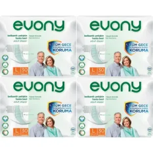 Evony Hasta Bezi Yetişkin Bel Bantlı Tekstil Yüzey L Büyük Boy 120 Adet