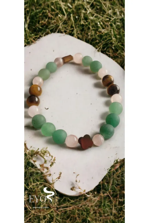 Eyos Gemstones Candles Boga01 Boğa Burcu Doğal Taş Bileklik