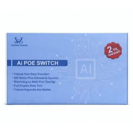 Ezcool EZ-04PSE 4 Port + 2 FE 65W PoE Switch