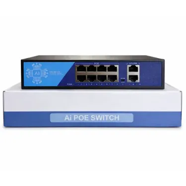 Ezcool EZ-08PSF-FG 8 Port Gigabit + 2GE 120W PoE Switch