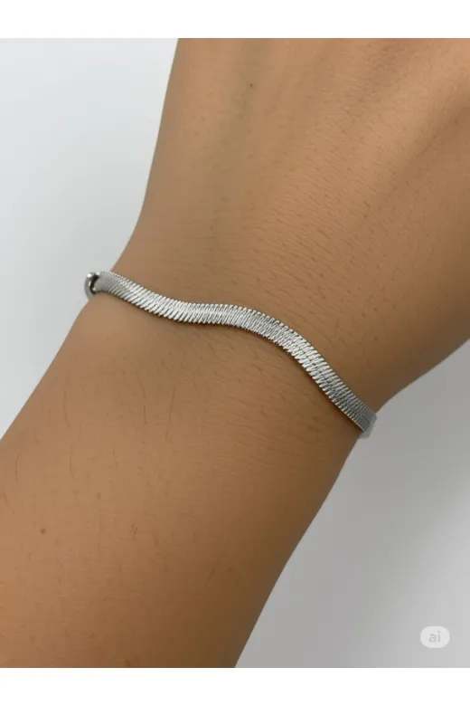 FAMEMUS ACCESSORY 0040788 Renkli İtalyan Zincir Bileklik