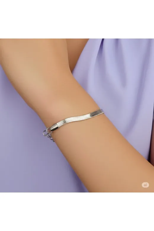 FAMEMUS ACCESSORY 0040788 Renkli İtalyan Zincir Bileklik