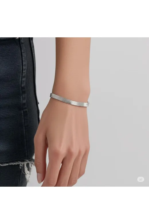 FAMEMUS ACCESSORY 0040788 Renkli İtalyan Zincir Bileklik