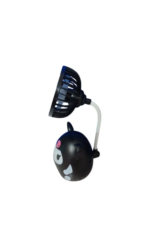 FAMEMUS ACCESSORY 0090550 Kuromi Figürlü Mini Masaüstü Usb Fan – Taşınabilir Tasarım Hediyelik Eşya Doğum Günü