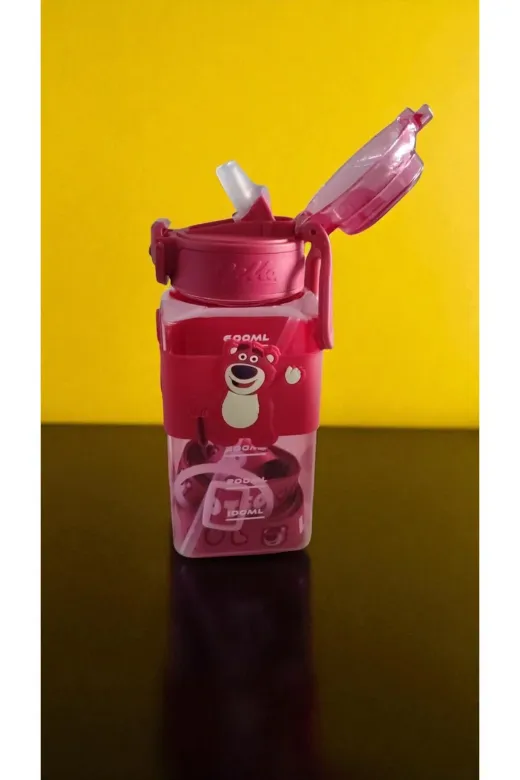 FAMEMUS ACCESSORY 1101011044 Sevim Li Karakter 600Ml Kaliteli Matara Suluk
