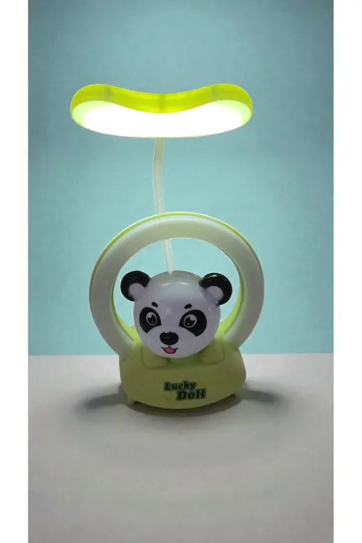 FAMEMUS ACCESSORY 123234565yy Panda Masa Üzeri Gece Lambası Hediyelik Ürün Boyut:20 Cm