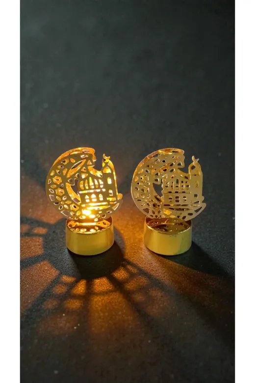 FAMEMUS ACCESSORY 212321eqweqwe Razaman Özel Pilli 8Cm Boyutunda Mumluk 1 Adet Gönderim