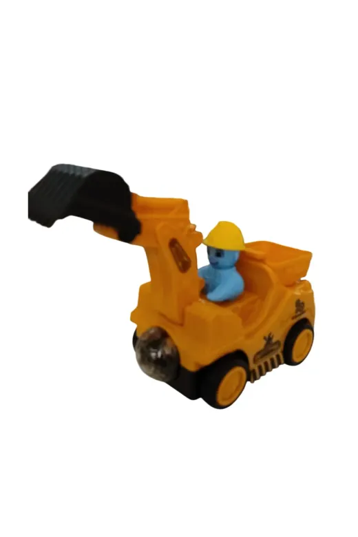 FAMEMUS ACCESSORY 2312eweasdasfsa İş Makinesi Dönen Işıklı Ve Sesli Kepçe Kamyon Ürün Boyutu 13 Cm