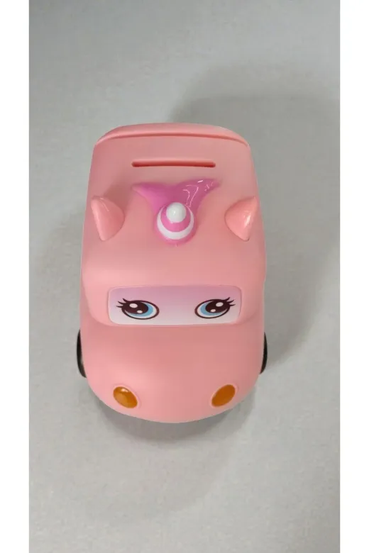 FAMEMUS ACCESSORY 2321wewqwdwd Unicorn Araba Şeklinde Şifreli Kumbara Boyutu 15 Cm