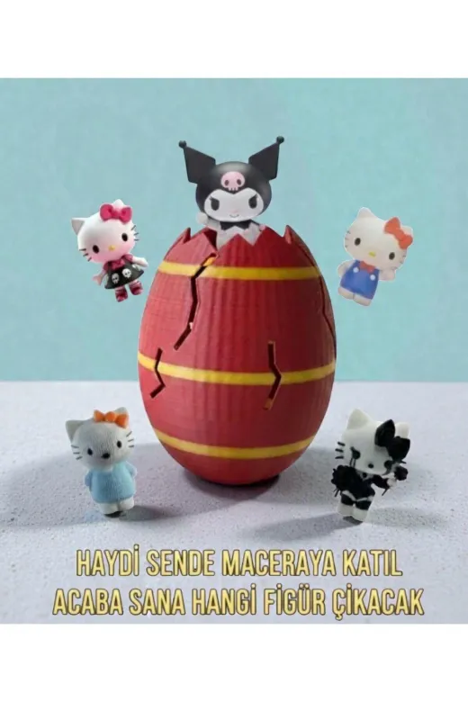 FAMEMUS ACCESSORY 24124214 Süpriz Figürlü Yumurta Model Seçimi Yoktur Şansına Hangisi Çıkarsa 1 Adet Gönderim
