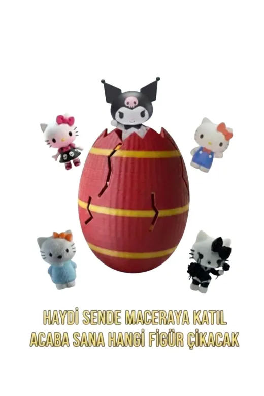 FAMEMUS ACCESSORY 24124214 Süpriz Figürlü Yumurta Model Seçimi Yoktur Şansına Hangisi Çıkarsa 1 Adet Gönderim