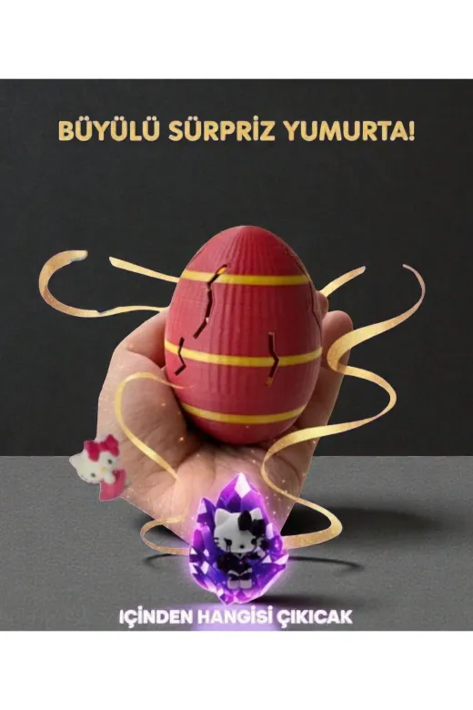 FAMEMUS ACCESSORY 24124214 Süpriz Figürlü Yumurta Model Seçimi Yoktur Şansına Hangisi Çıkarsa 1 Adet Gönderim