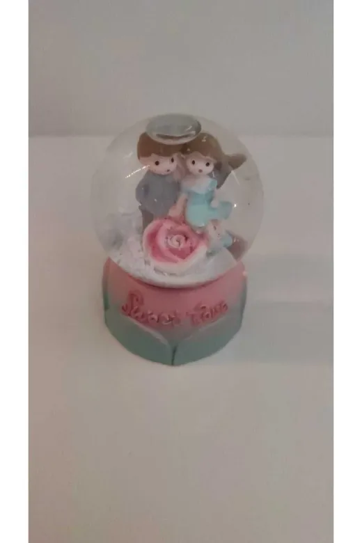 FAMEMUS ACCESSORY 24534y Işıklı Kar Küresi Minikboy Ürün Boyut 5Cm