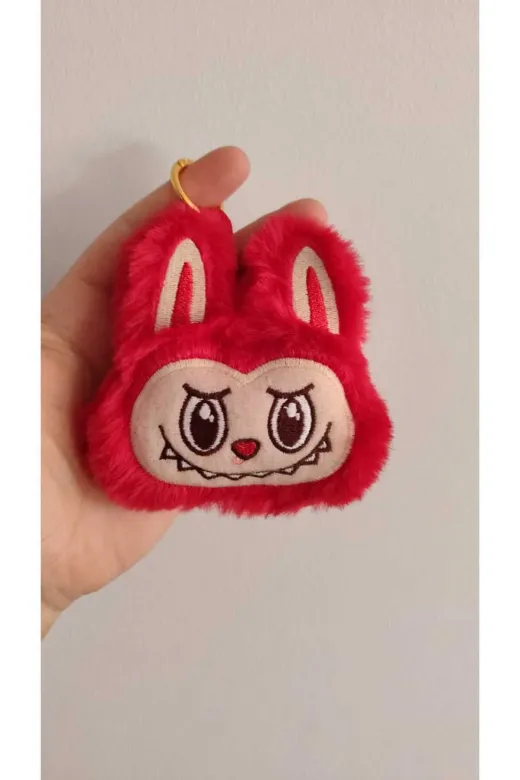 FAMEMUS ACCESSORY 44455774 Labubu Peluş Anahtarlık 10 Cm