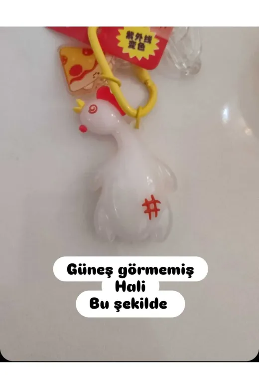 FAMEMUS ACCESSORY 465787986765 Lüks Ve Kaliteli Güneşte Kızaran Tavuk Anahtarlık 1 Adet Gönderim