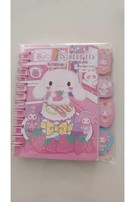 FAMEMUS ACCESSORY 85247741 Telli Ve Ayraçlı Çizgili 100 Yaprak 12*10 Boyutunda Defter 1 Adet