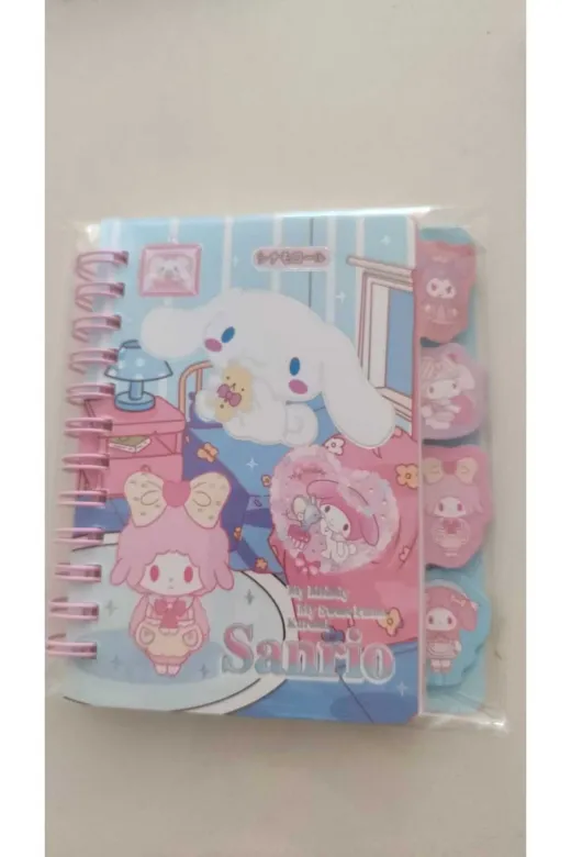 FAMEMUS ACCESSORY 85247741 Telli Ve Ayraçlı Çizgili 100 Yaprak 12*10 Boyutunda Defter 1 Adet