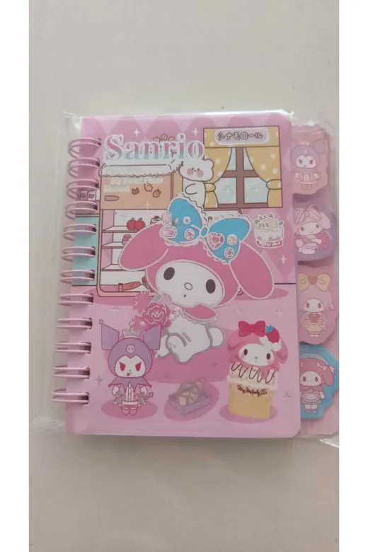 FAMEMUS ACCESSORY 85247741 Telli Ve Ayraçlı Çizgili 100 Yaprak 12*10 Boyutunda Defter 1 Adet