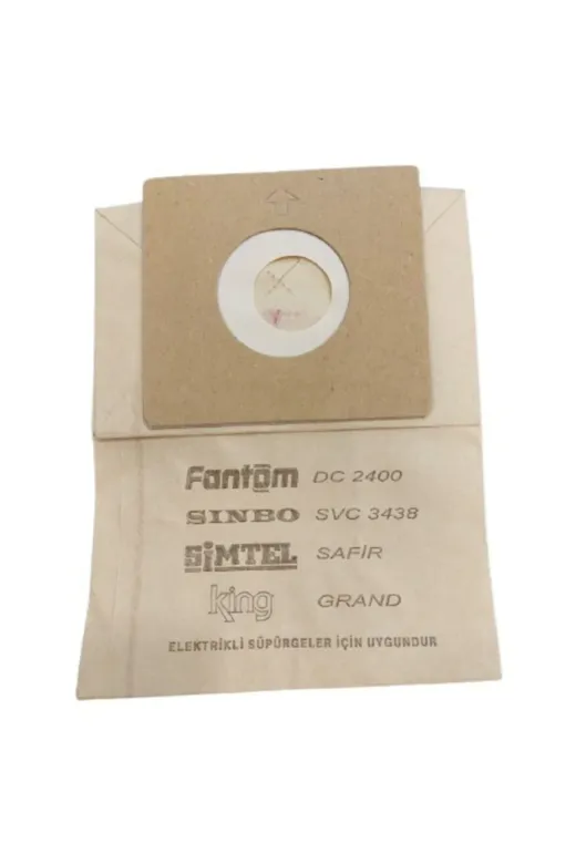 FANTOM 321 Sinbo Simtel King Uyumlu Elektrikli Süpürge Torbası