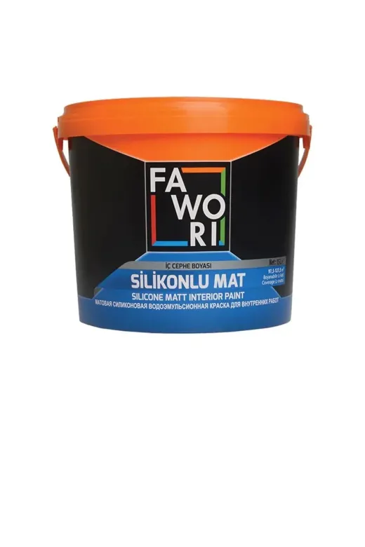 Fawori RNKMAT-3.5 Silikonlu Mat Iç Cephe Duvar Boyası 2.5 Lt - Beyaz