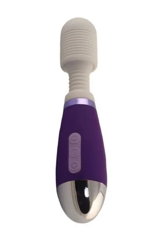 Female Wand Mager Şarjlı Vibratör - Mor