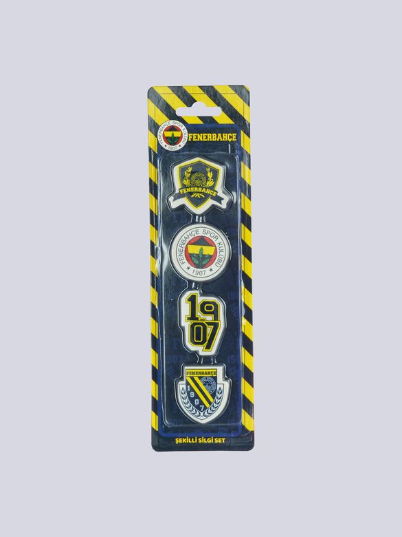 Fenerium KR141TDS04000 Fenerbahçe 4Lü Blister Silgi