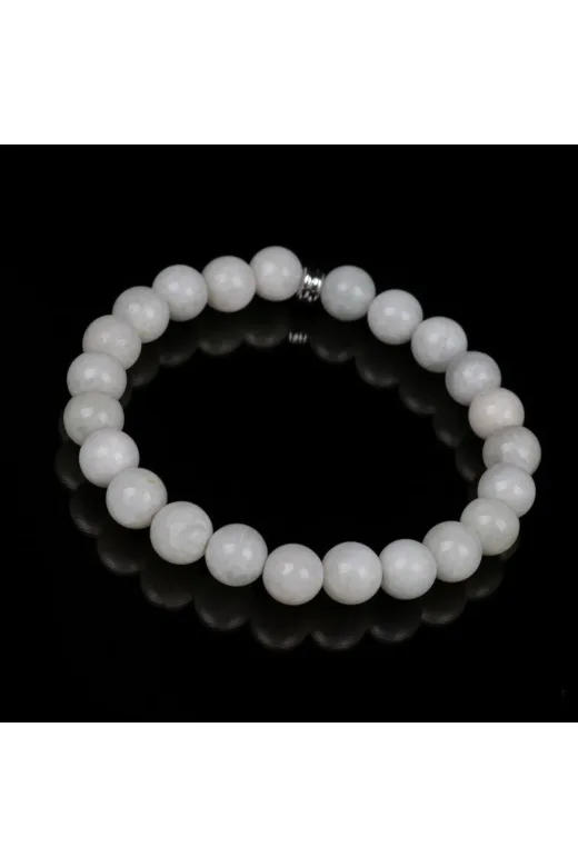 fg collection AYTS-8MMYVR Ay Taşi Doğal Taş Bileklik Kadin Bileklik