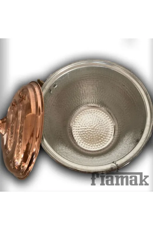 FİAMAK FVBT2418 Hakiki Bakır Perde Pilav Tenceresi 12 Kişilik