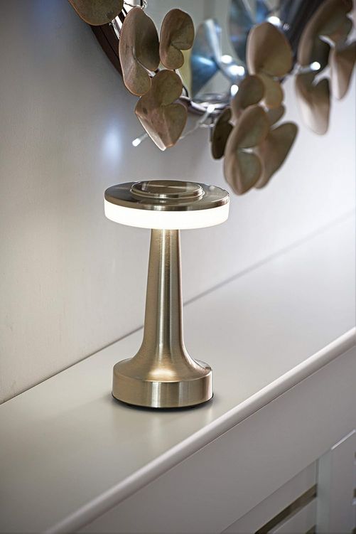Fidobay Ld-8816 Modern Led Abajur Masa Lambası  Gri